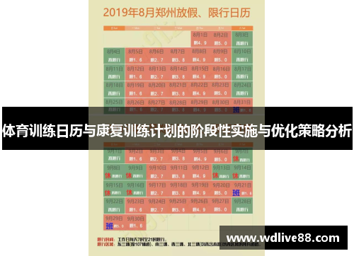 体育训练日历与康复训练计划的阶段性实施与优化策略分析